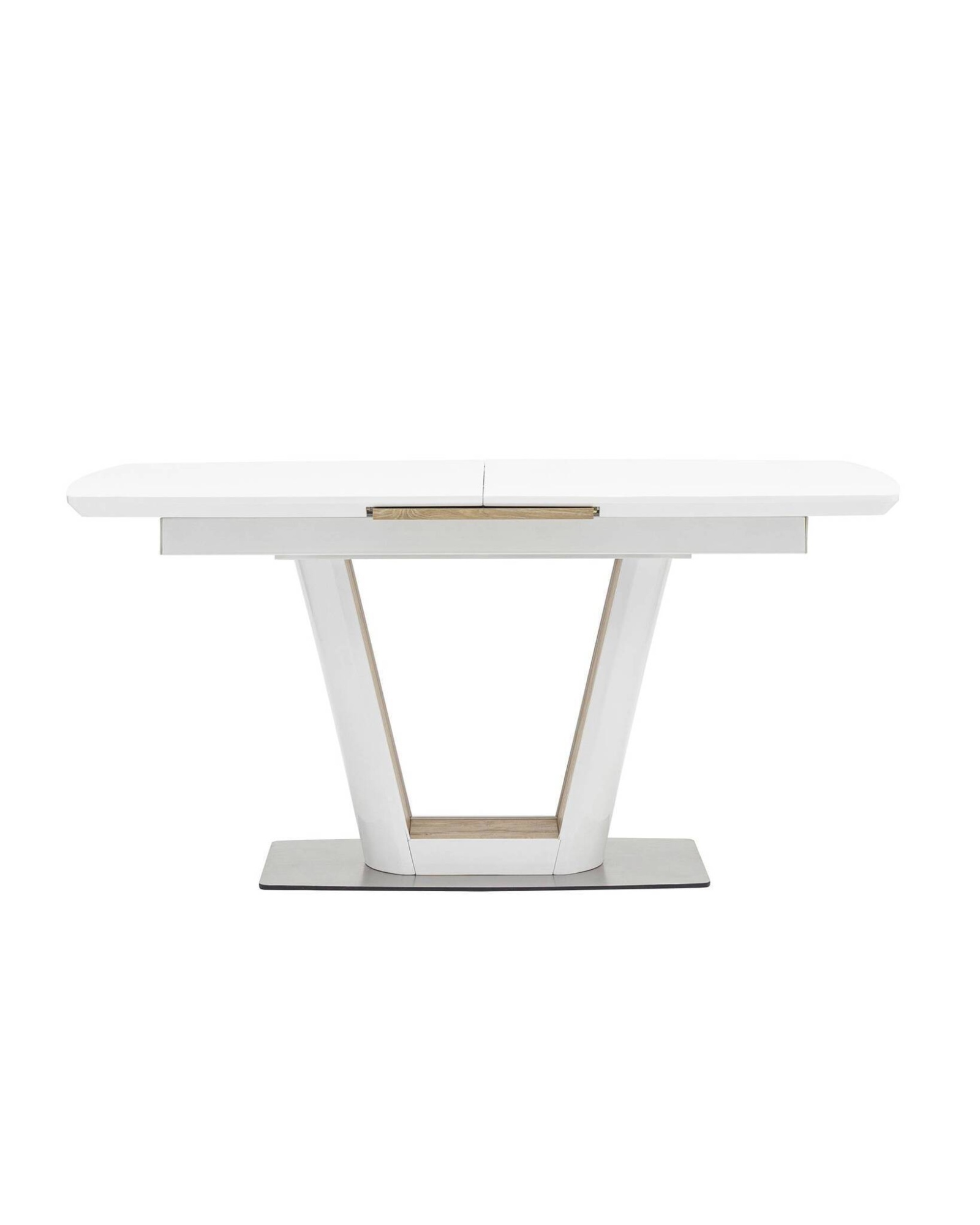 Стол обеденный Атланта раскладной 160-200*90 глянцевый белый Stool Group