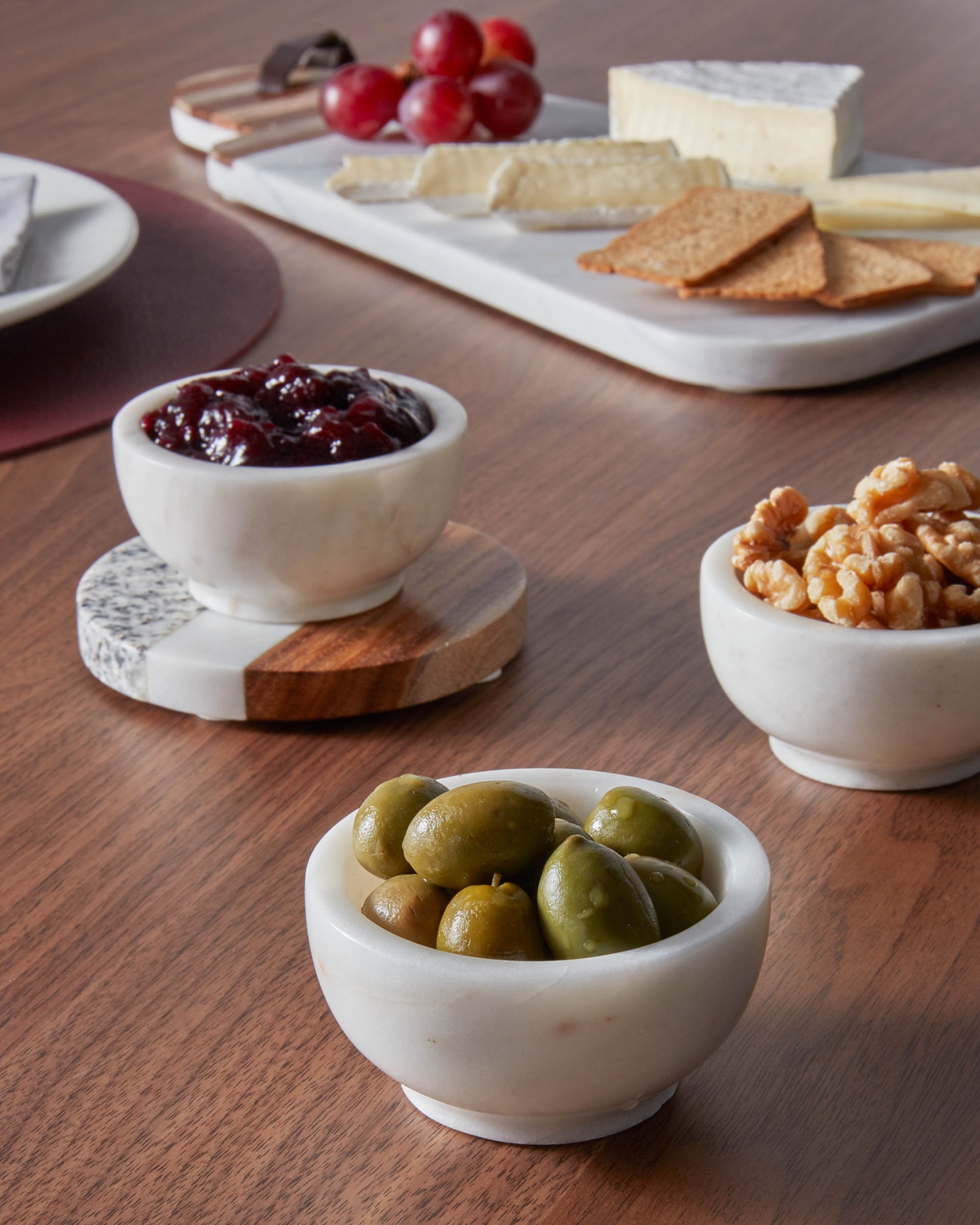 Набор Cataleg из 4 подставок под кружки мрамор многоцветный La Forma (ex Julia Grup)