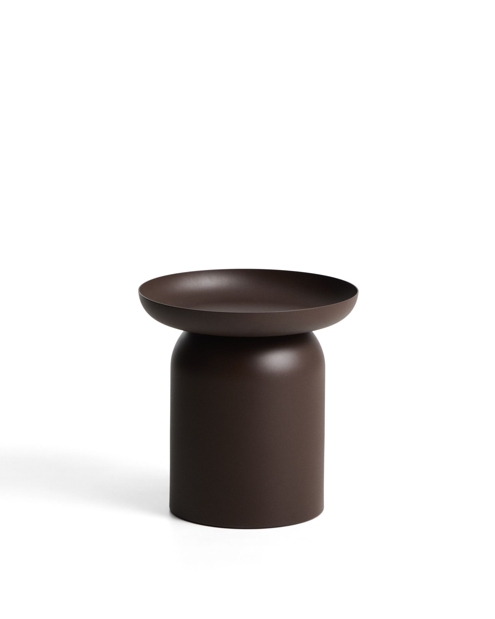 Уличный столик Arcola из темно-коричневого алюминия, диаметр 45 см La Forma 482177