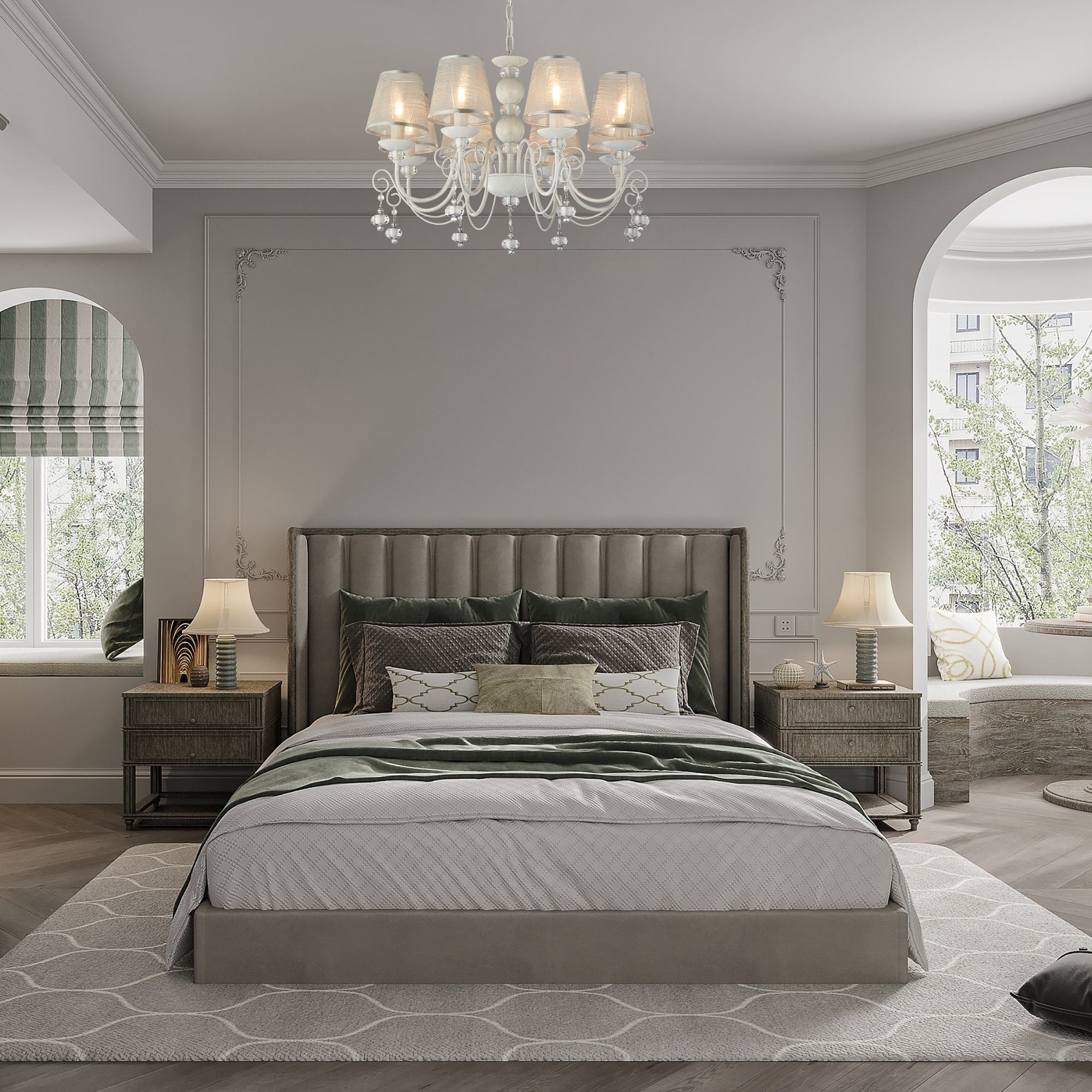 Люстра 347620/8 WT+SL Arte Milano