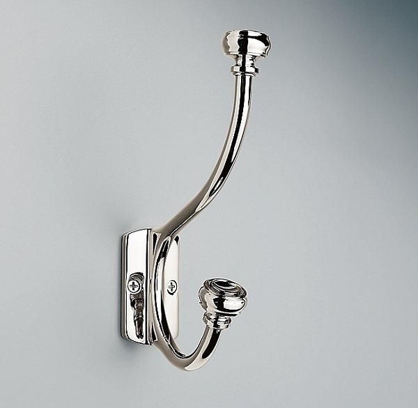 Крючок Restoration Hardware Gilmore Polished Nickel
