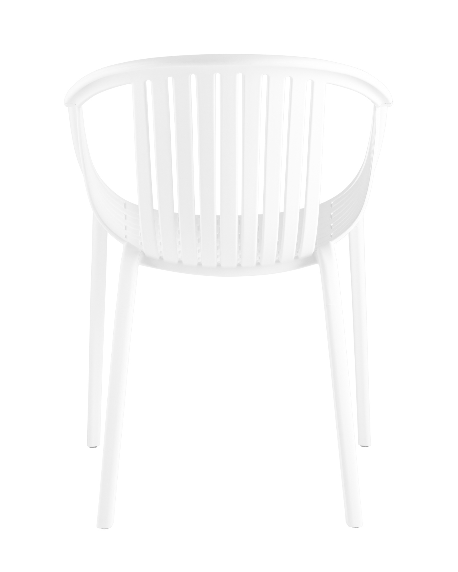 Стул с подлокотниками Kolstad пластик белый Stool Group