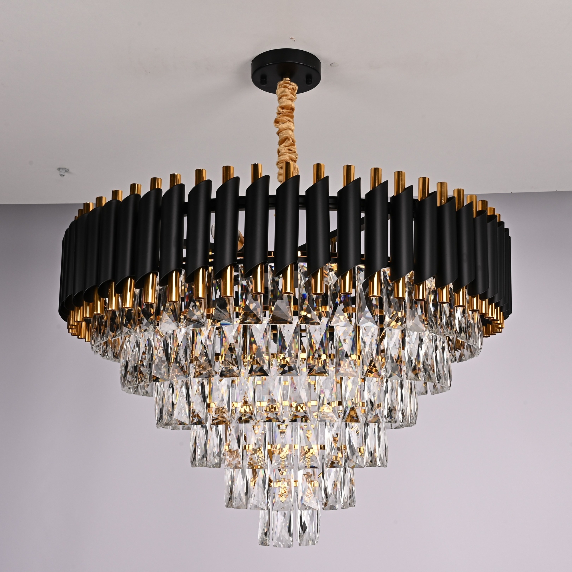 Подвесная Люстра Empire Black Chandelier Crystal D 70 By Imperiumloft