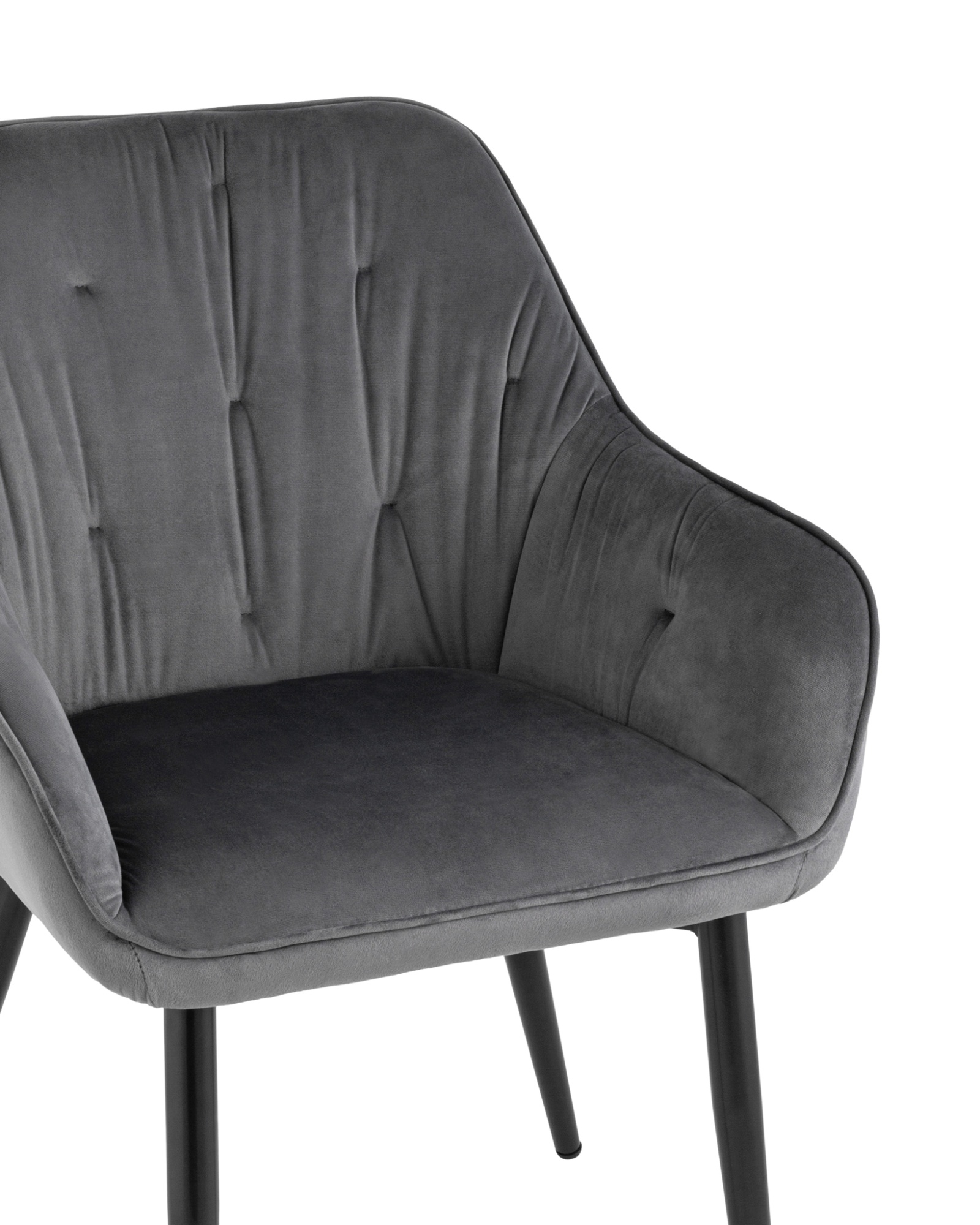 Стул Алекса велюр серый Stool Group