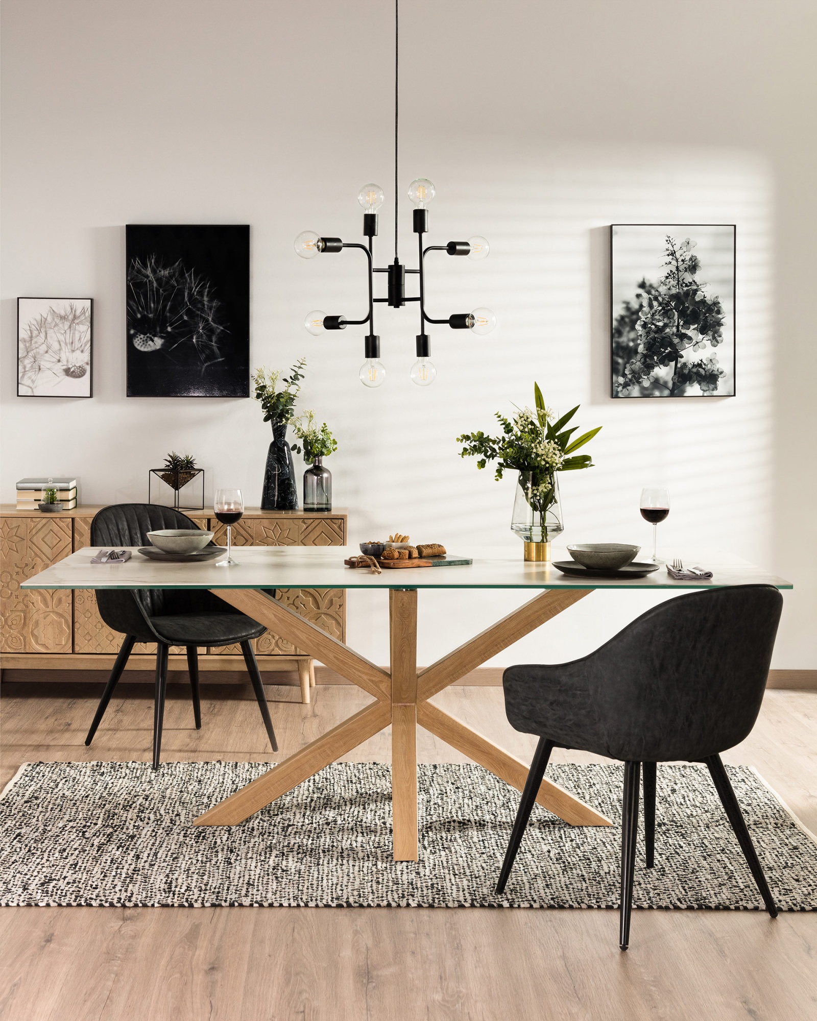 Стол Arya 180x100 керамика Kalos Blanco La Forma (ex Julia Grup)