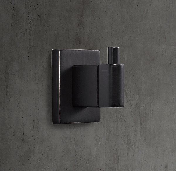 Крючок Restoration Hardware Modern Bronze
