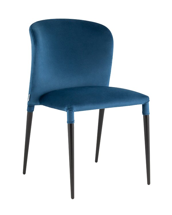 Стул Лори велюр синий Stool Group