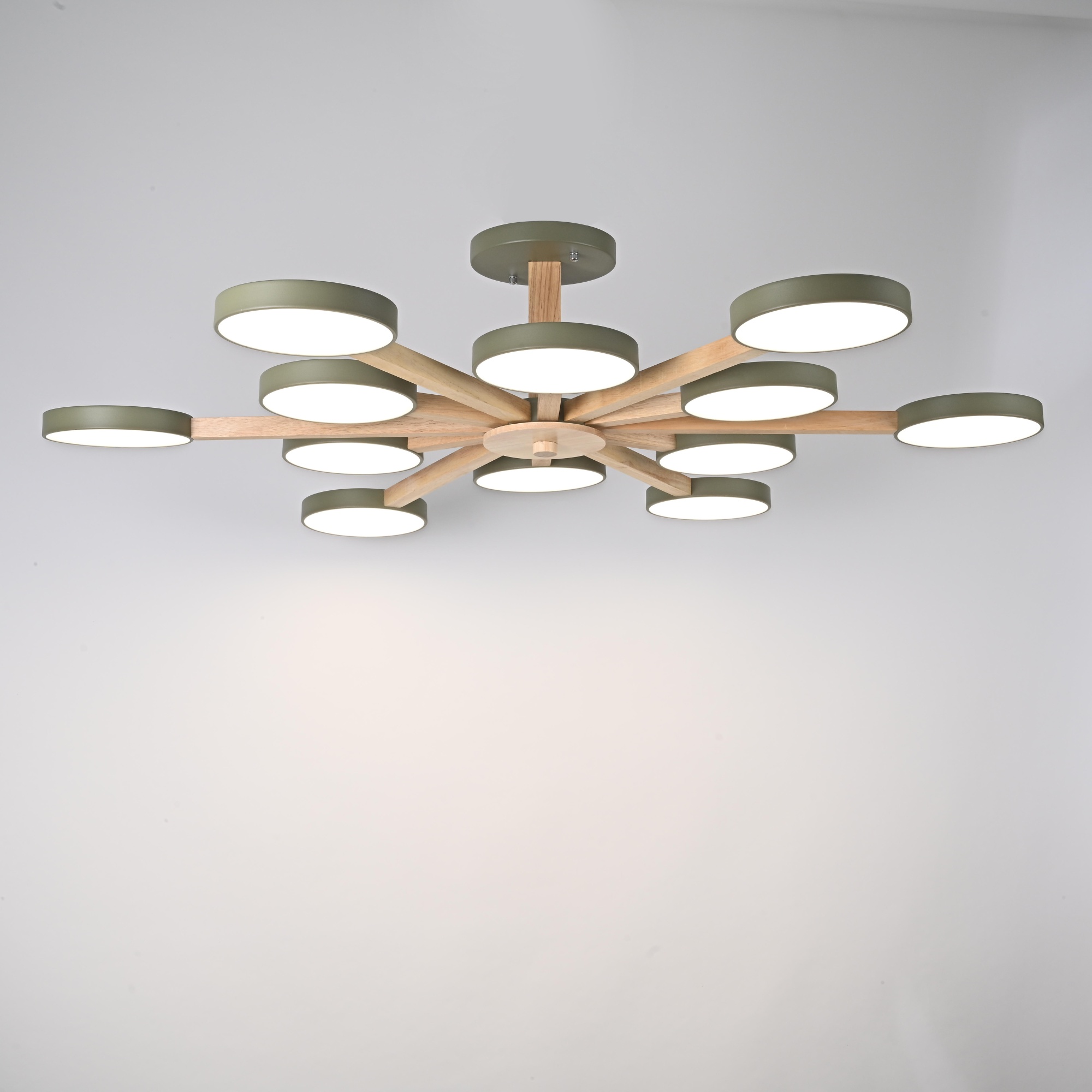 Потолочный светильник TURNA L12 Khaki by ImperiumLoft