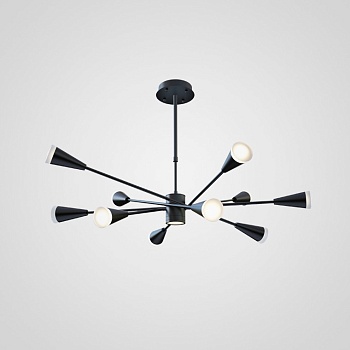 Подвесная люстра MILTON 10 Черный by ImperiumLoft