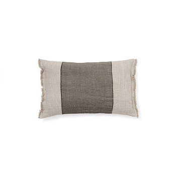 Чехол для подушки Lorin из льна зелёного цвета с бахромой 30 x 50 см La Forma (ex Julia Grup)