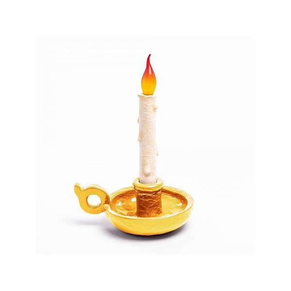Настольная лампа Seletti Bugia gold 13114
