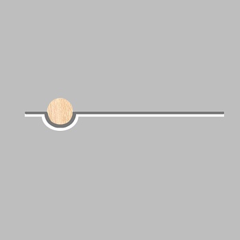 Настенный светильник VIRTUE L77 Gray by ImperiumLoft