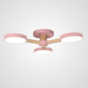 Потолочная люстра TURNA 3 Pink by ImperiumLoft