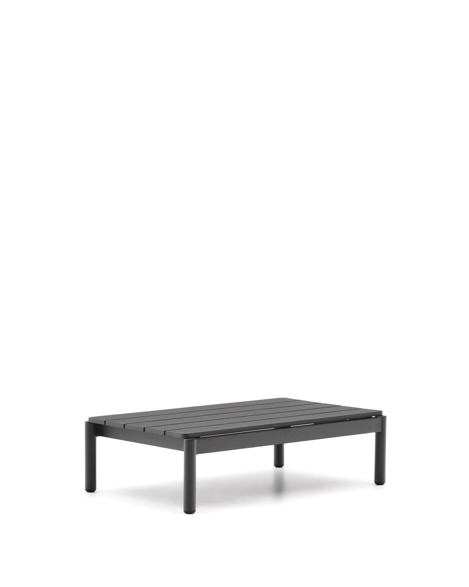 Журнальный столик Sorells из серого алюминия 57 x 91 см La Forma (ex Julia Grup)