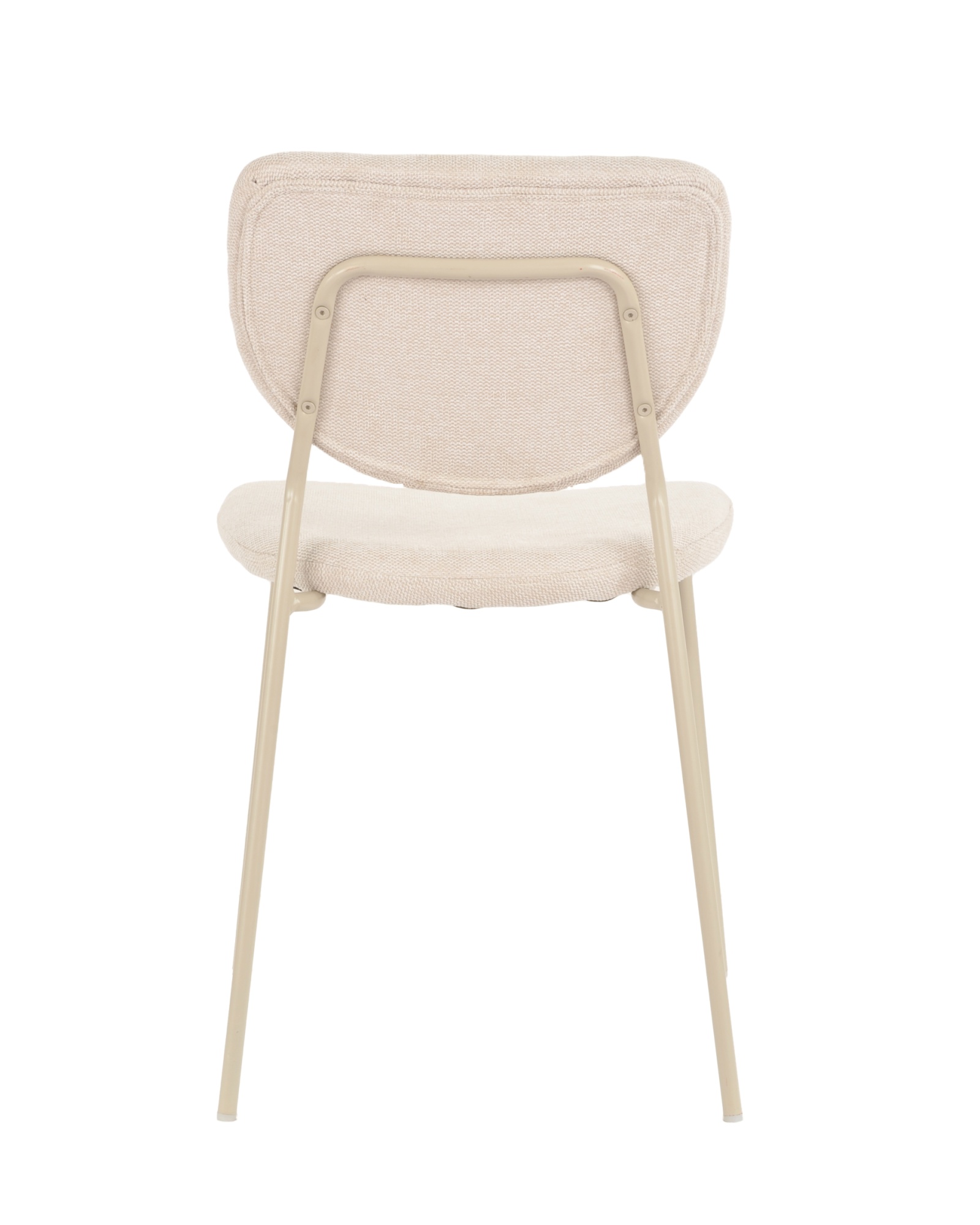 Стул обеденный Gigi шенилл бежевый кремовые ножки Stool Group