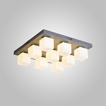 Подвесная люстра BOARD CUBE L9 Khaki by ImperiumLoft