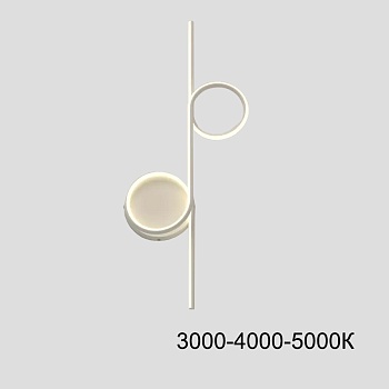 Настенный светильник DONATA B H60 White Трехцветный свет by ImperiumLoft