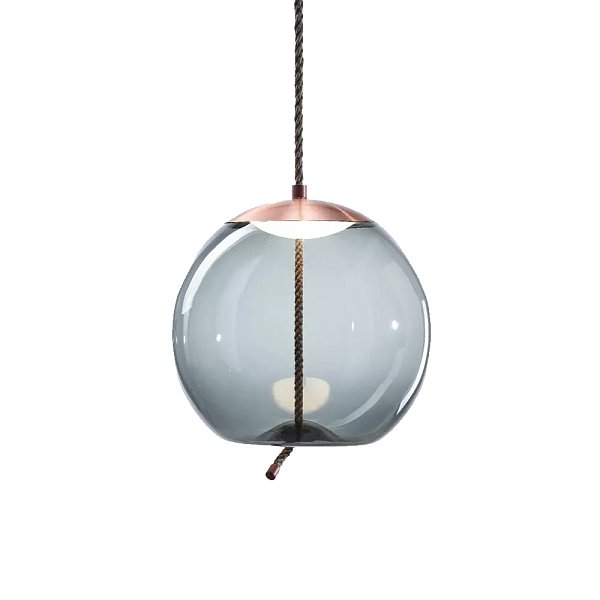 Подвесной светильник Delight Collection Knot C copper/blue