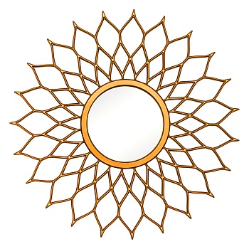 Зеркало BountyHome Mast Gold mv036-gold