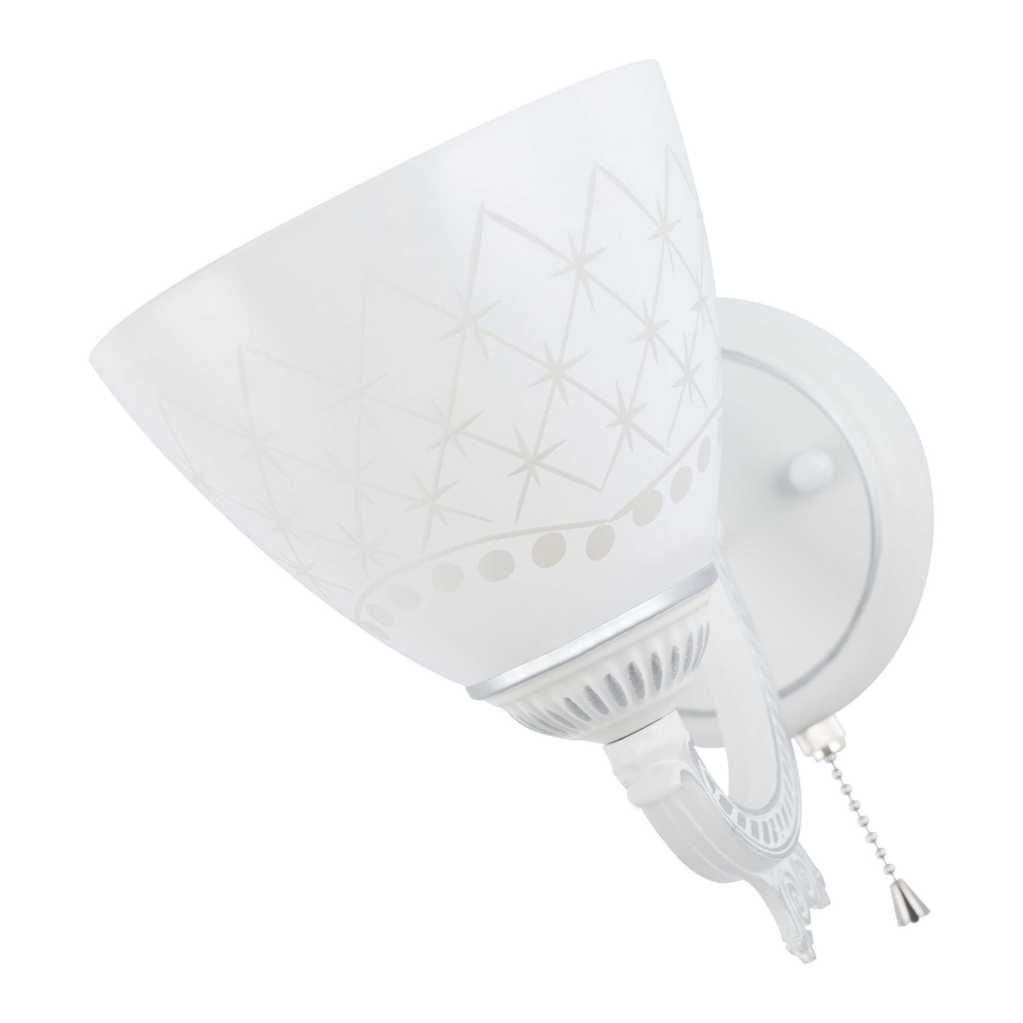 Бра с плафонами 343837/1W WT+SL Arte Milano