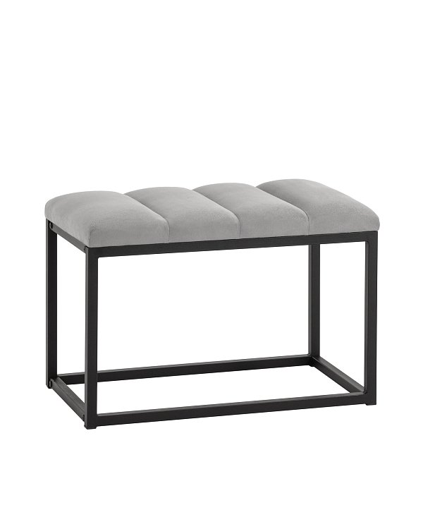 Банкетка Хостен велюр серый Stool Group
