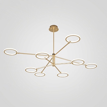 Люстра на штанге RINGLETS D Brass by ImperiumLoft