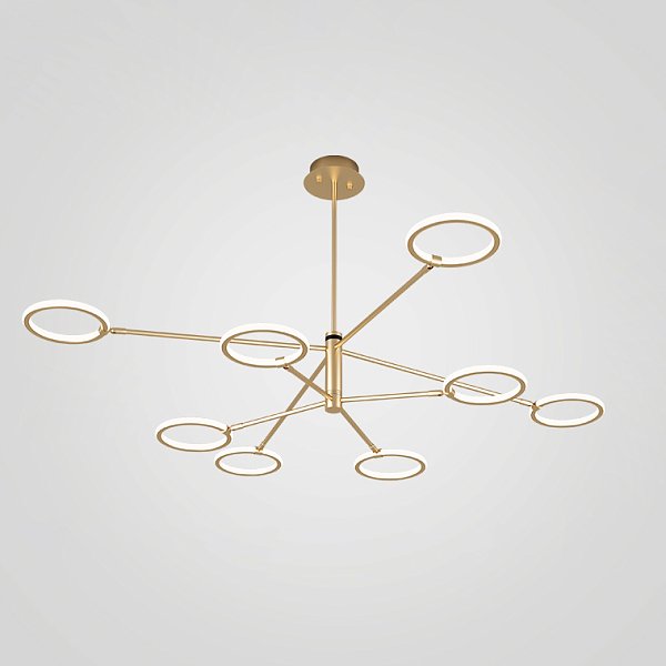 Люстра на штанге RINGLETS D Brass by ImperiumLoft
