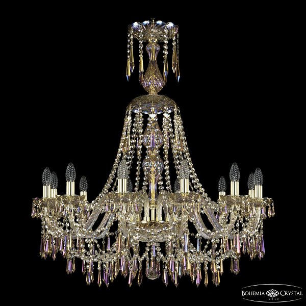 Люстра хрустальная 1403/12/300/XL-95 G M801