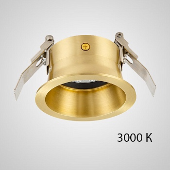 Точечный светильник CALL D9 Brass 3000 К by ImperiumLoft