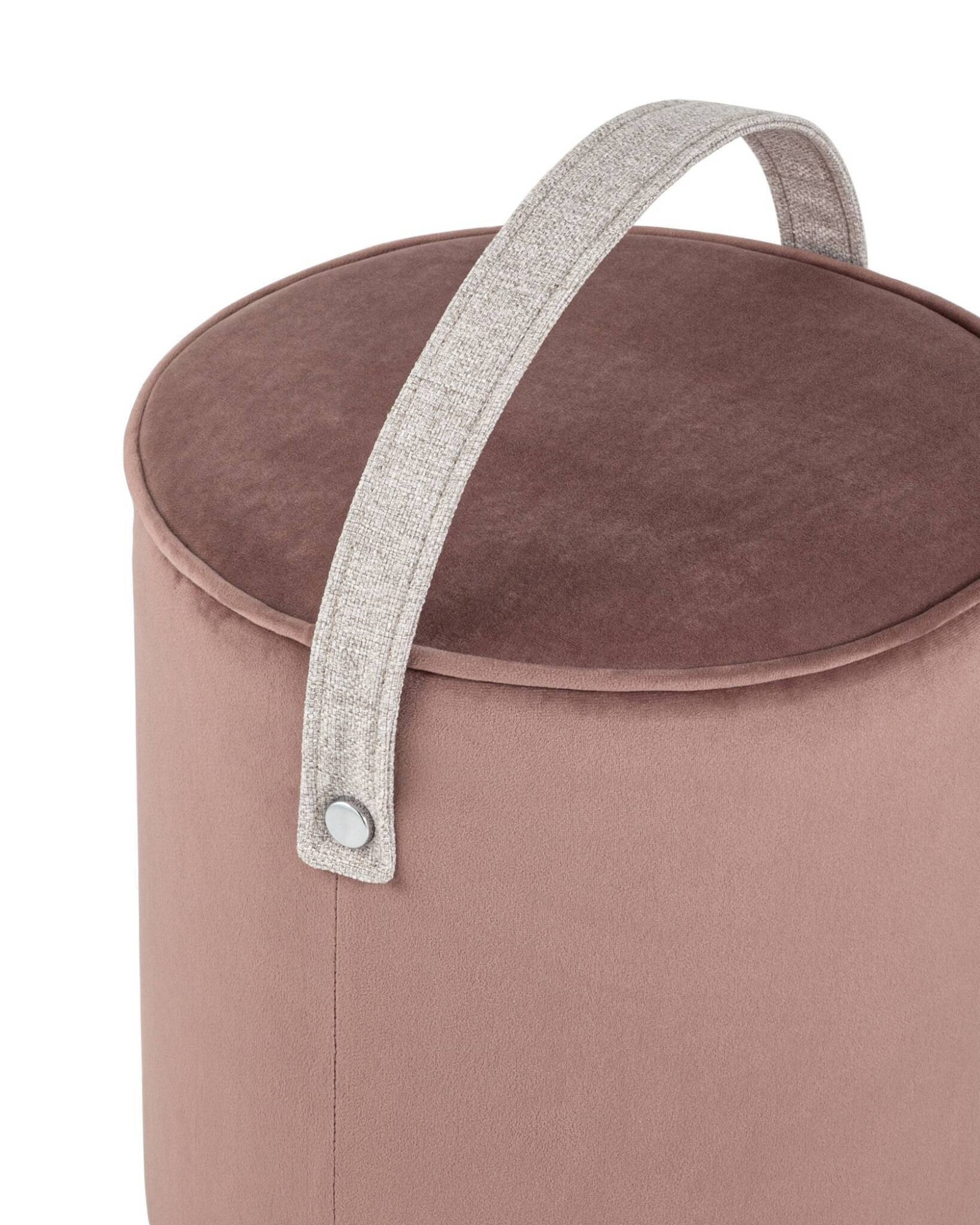 Пуф Джерри велюр пыльно-розовый Stool Group