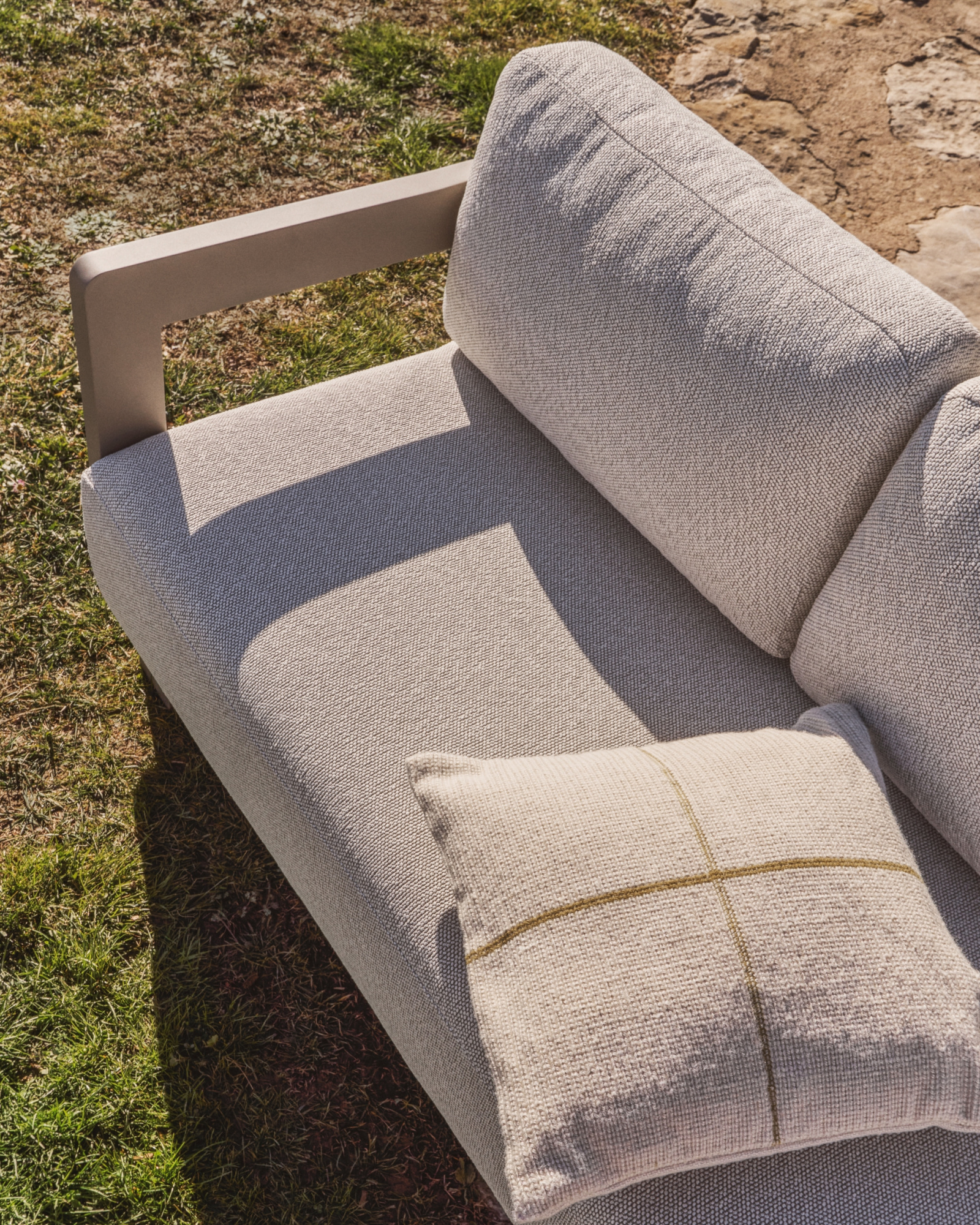 Комплект садовой мебели Nerano из алюминия цвета таупе La Forma 482622