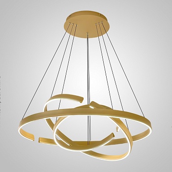 Подвесная люстра VEIKKO D65+45+85 Brass by ImperiumLoft