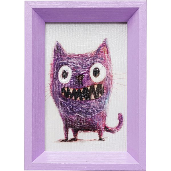 Картина в раме Mad Cat 13x18cm KARE 57729