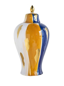 Ваза с крышкой Glasar A61212