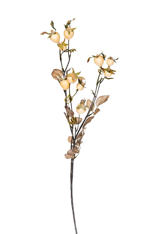Ветка с плодами шиповника Garda Decor 9F78731-WH