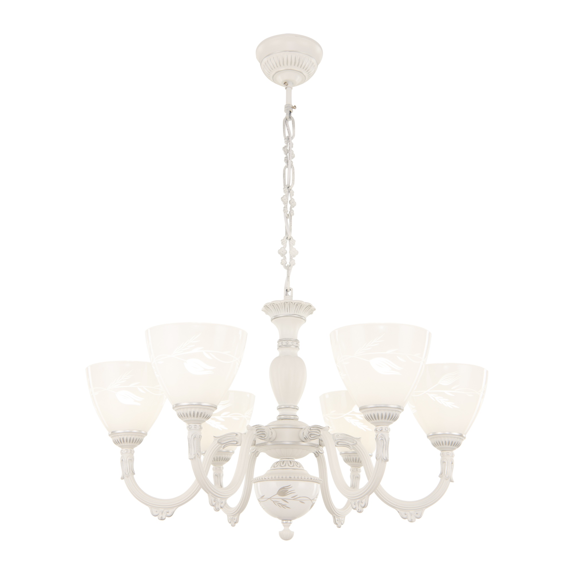 Люстра с плафонами 347837/6 WT+SL Arte Milano