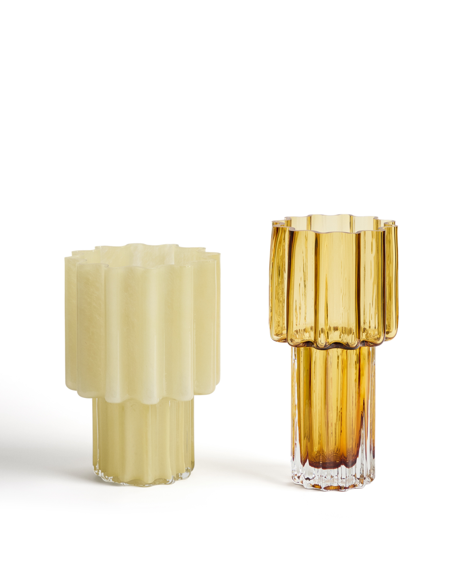 Оранжевая стеклянная ваза Cristila, 30 см La Forma 482592