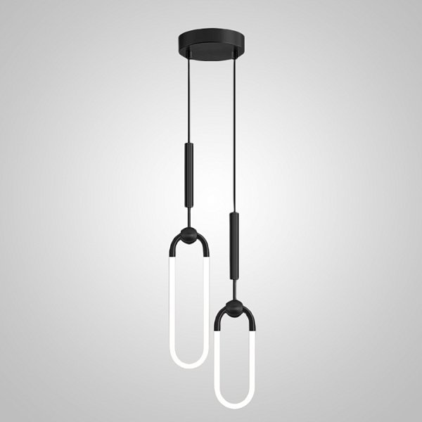 Подвесной светильник FINNUR DUO A H40 Black by ImperiumLoft