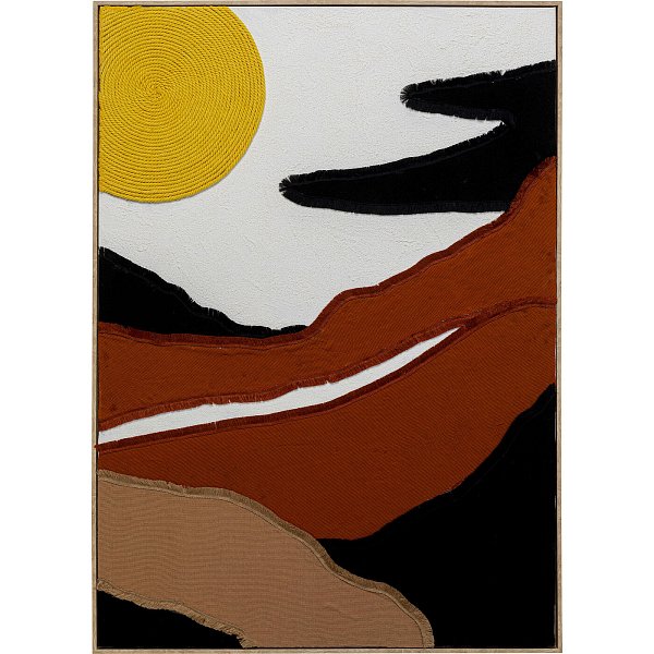 Картина на холсте Artistic Sunrise 70x110 см KARE 57005