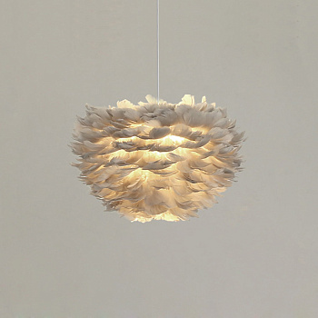 Люстра FEATHERS D40 Gray by ImperiumLoft