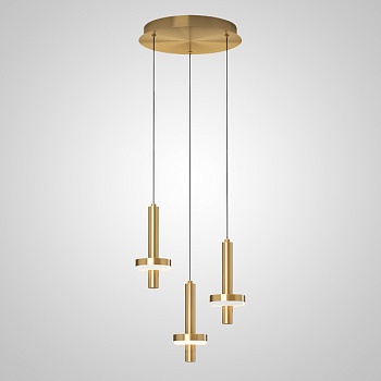 Подвесной светильник FALKA MORE B Gold Диск by ImperiumLoft