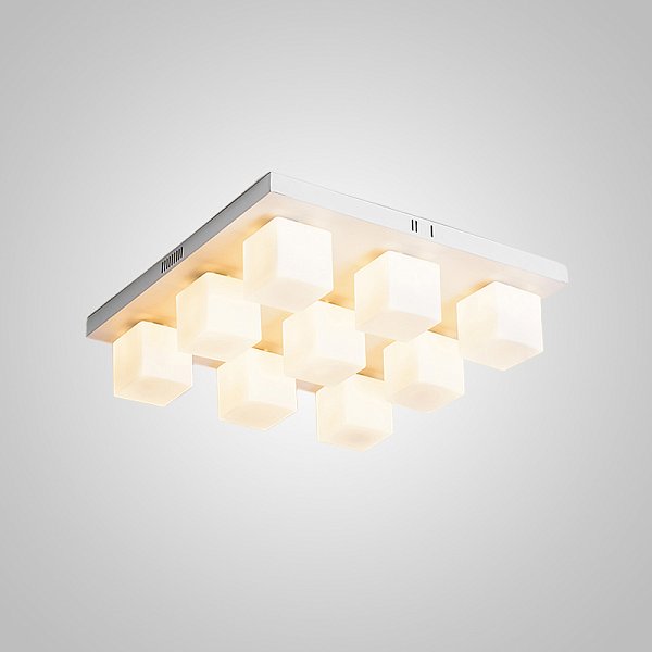 Подвесная люстра BOARD CUBE L9 White by ImperiumLoft