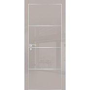 Межкомнатная дверь Graf HGX-2 Латте глянец (2000 х 900)