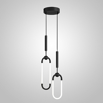 Подвесной светильник FINNUR DUO B H40 Black by ImperiumLoft