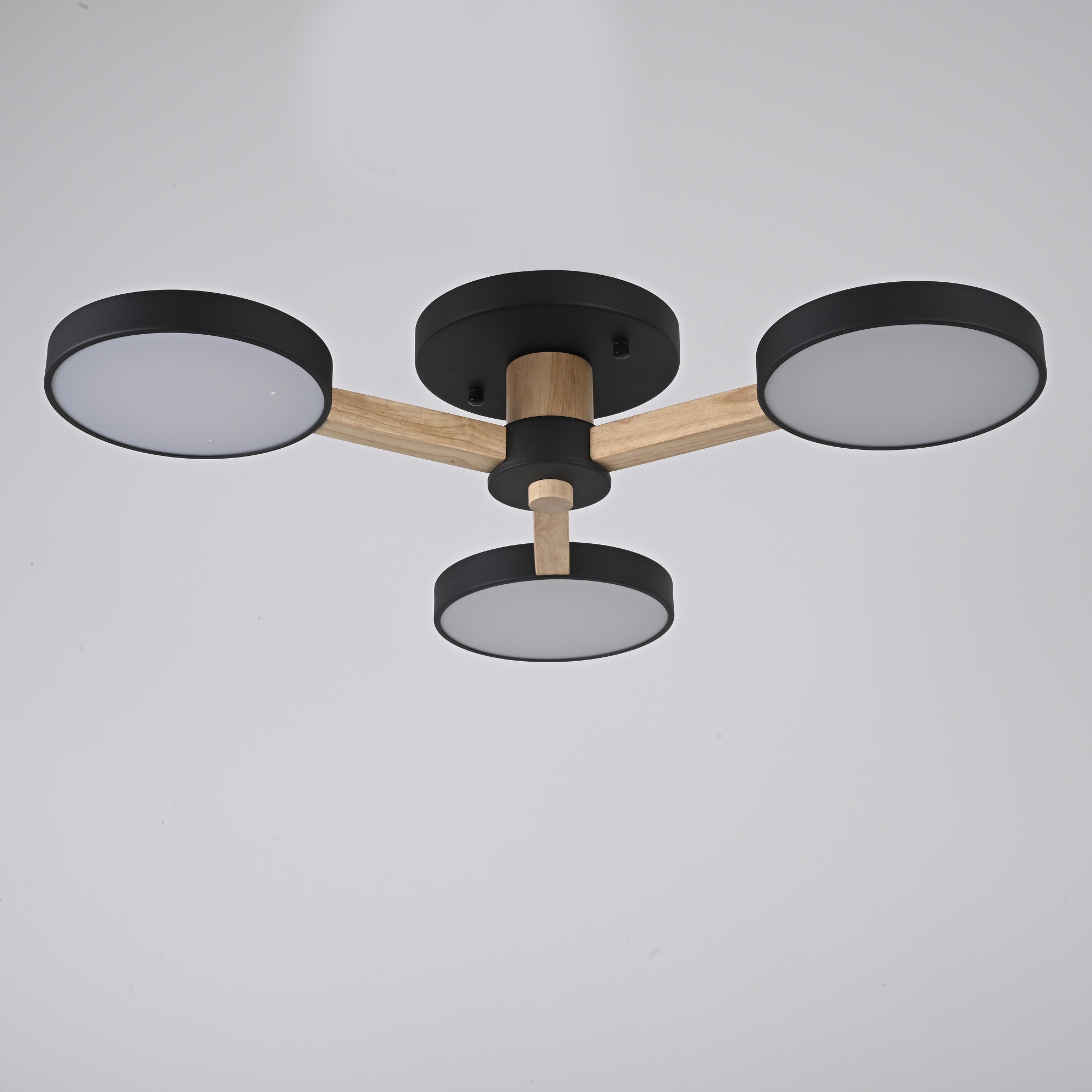 Потолочная люстра TURNA 3 Black by ImperiumLoft