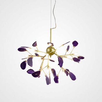 Подвесная люстра AGATE L12 Violet by ImperiumLoft