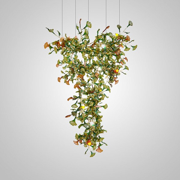 Подвесная люстра ELLING LUX H250 Green by ImperiumLoft