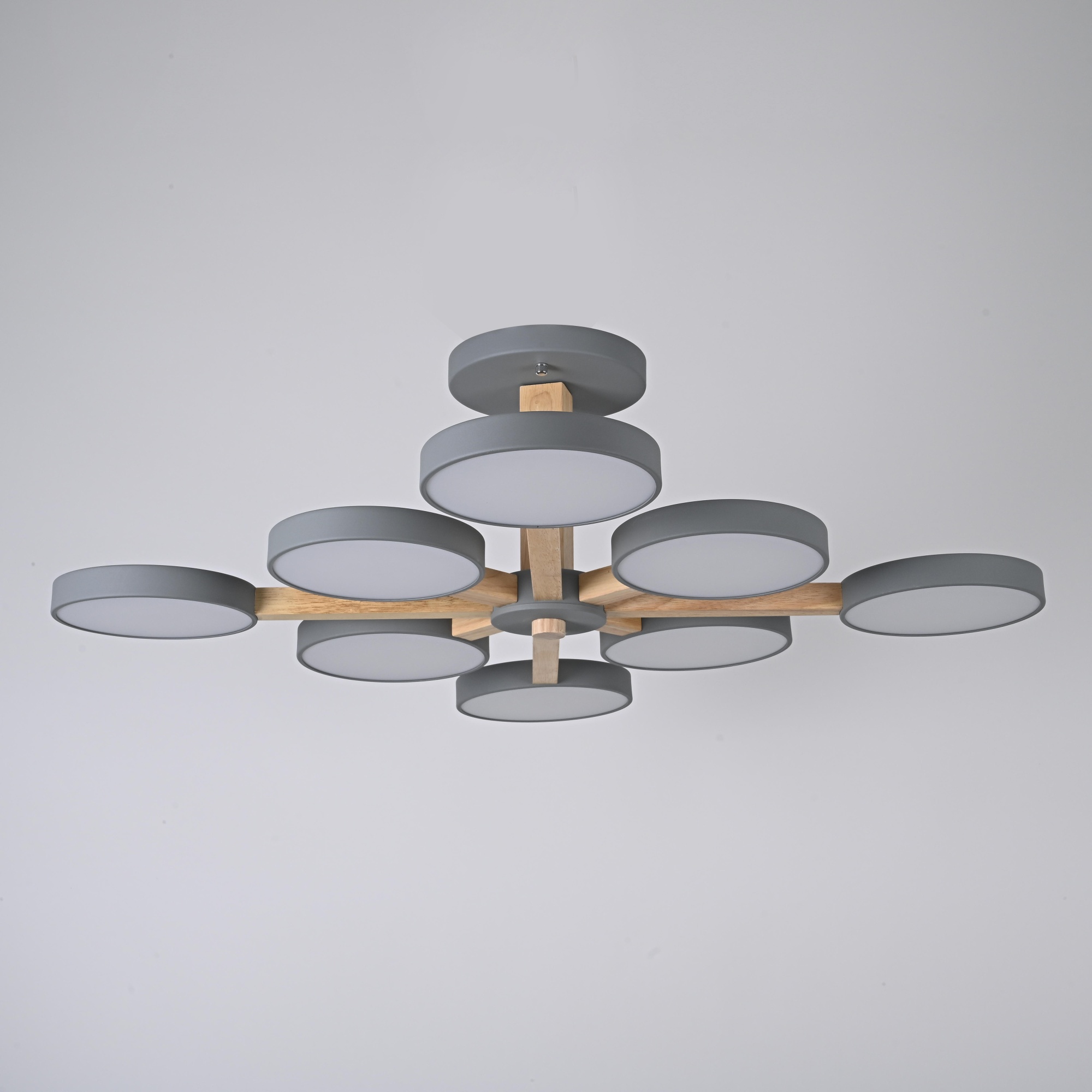 Потолочный светильник TURNA L8 Grey by ImperiumLoft