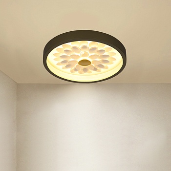 Потолочная люстра PETALS C D45 Black by ImperiumLoft