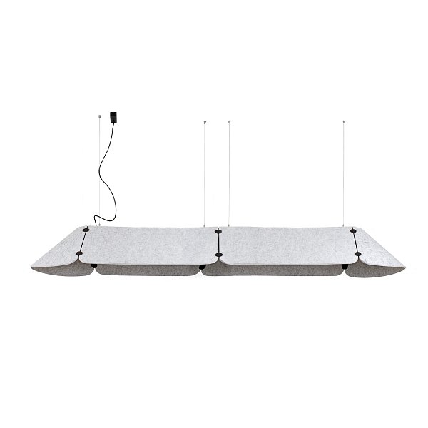 Люстра Fonovia серая 156 см 50W 3000K Faro